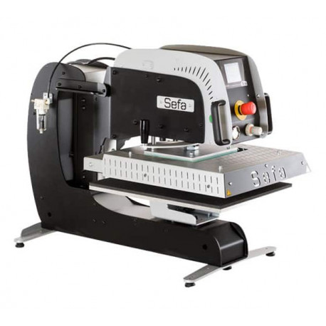 Plancha rotatoria neumática semi-automática