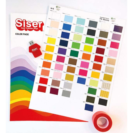 Carta de colors fisica de Siser