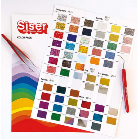 Carta de colors fisica de Siser