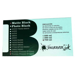 Tinta negra opaca per a fotolits