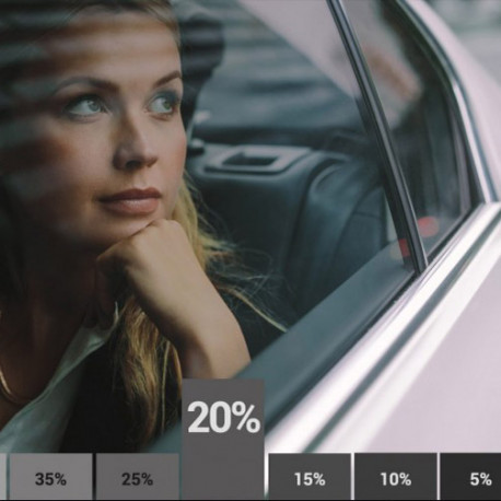 Film enfosquidor per a vehicles opacitat 80% AUT C20