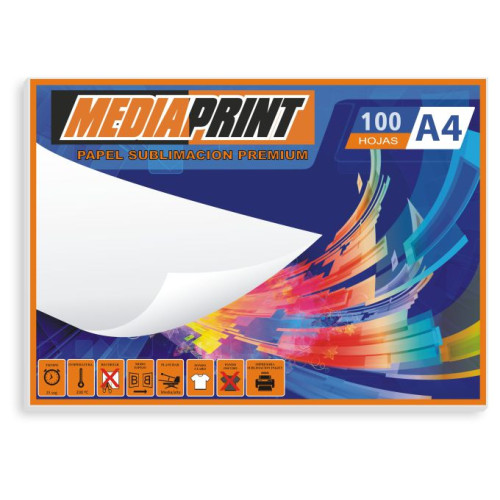Papel MEDIAPRINT FTH 120 gr sublimacion
