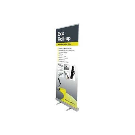 Expositor Roll Up ECOCLIP de 85x200 cm.