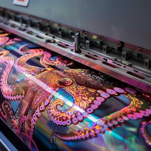 Vinilo Rainbow Silver holográfico