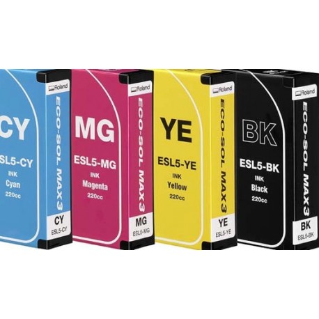 Tinta Roland ESL5 ECO-SOL MAX  3 220 ml