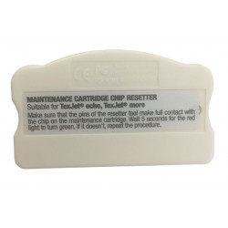 Reseter tanque mantenimiento TexJet Echo / Advanced