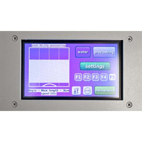 Maquina de pretratamiento para textil.